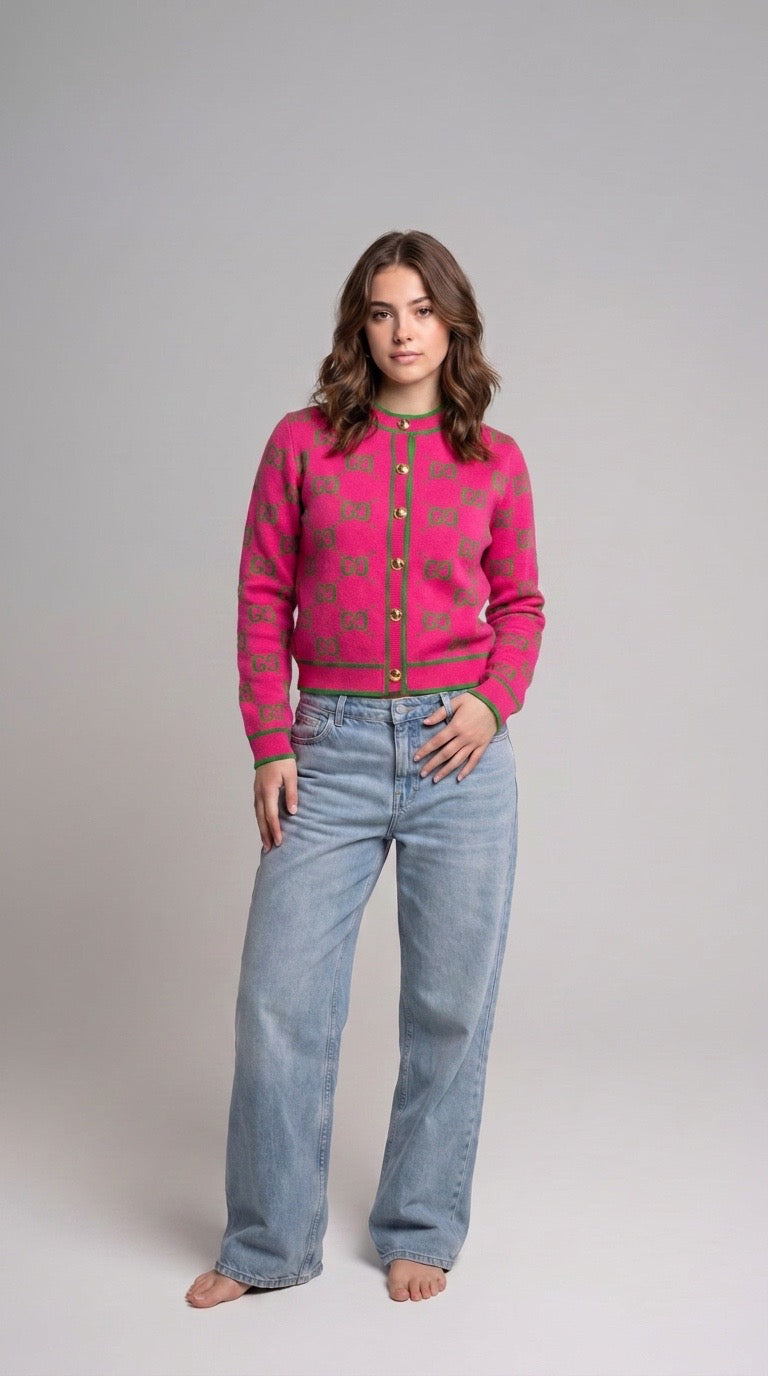 Gucci GG Monogram Cardigan