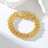 Cuban Link Rhinestone Jewelry: Necklaces, Bracelets & Sets