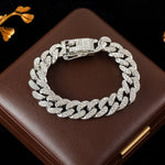 Cuban Link Rhinestone Jewelry: Necklaces, Bracelets & Sets