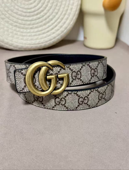 GG Canvas Designer Belt