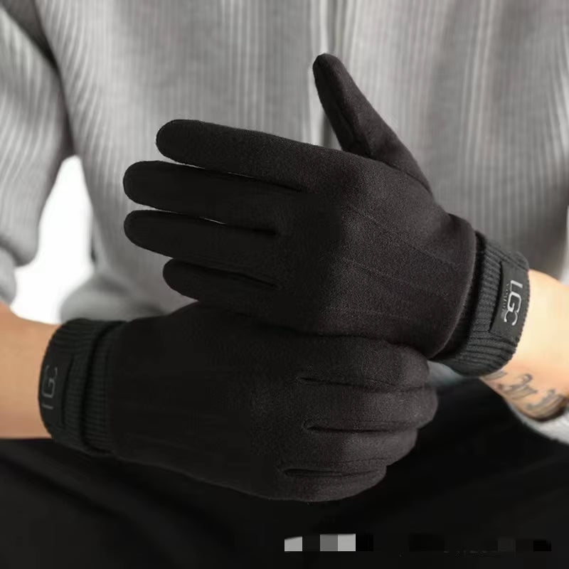 Winter Cashmere Gloves for Women Warm Touch Screen Gloves Men Gloves Outdoor Cold Protection Cycling Thick Full Finger Mittens