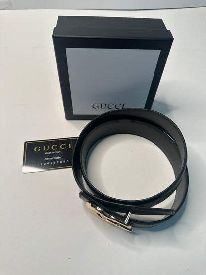 Gucci Black Belt