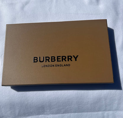 Burberry Classic Check Cashmere Fringe Scarf – Camel, Black & Red