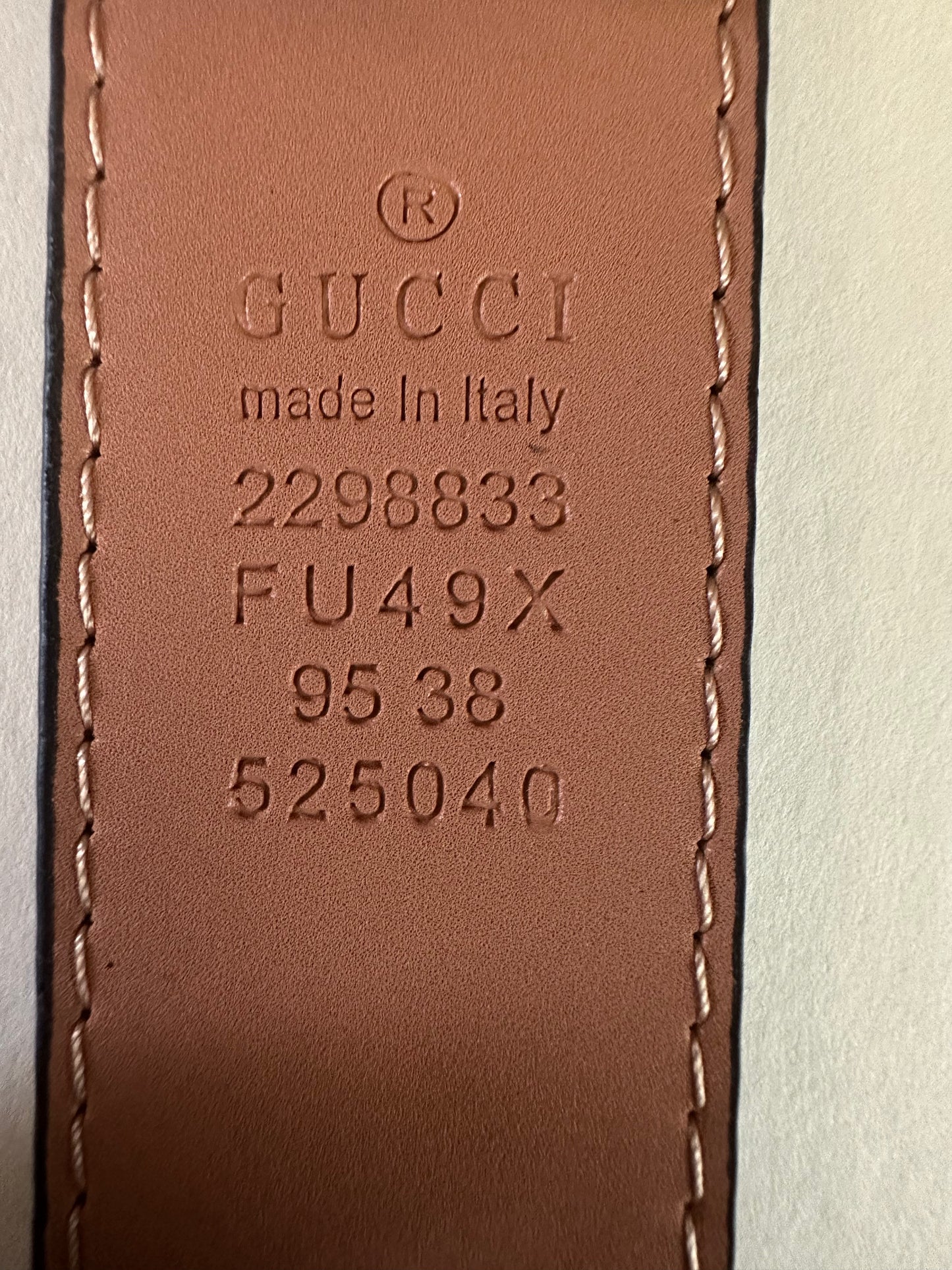 GG Canvas Designer Belt
