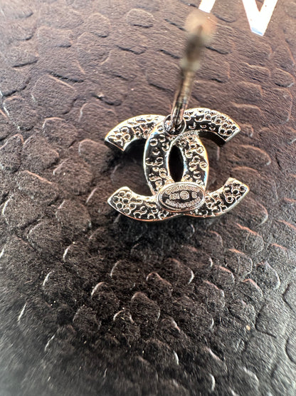 CC Stud Silver Earrings