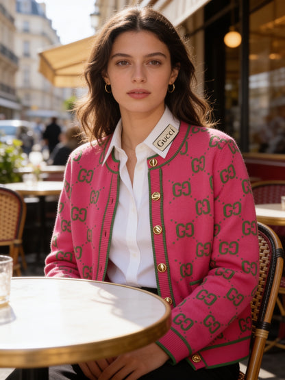 Gucci GG Monogram Cardigan