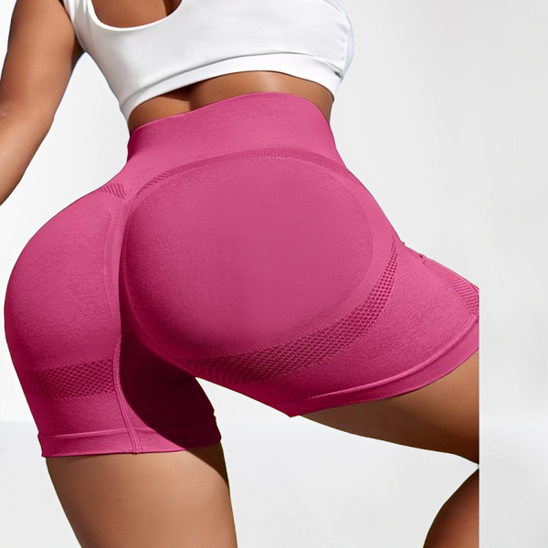 Seamless High-Waist Short Leggings: Ideal for Yoga, Fitness, and Jogging