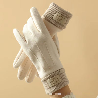 Winter Cashmere Gloves for Women Warm Touch Screen Gloves Men Gloves Outdoor Cold Protection Cycling Thick Full Finger Mittens