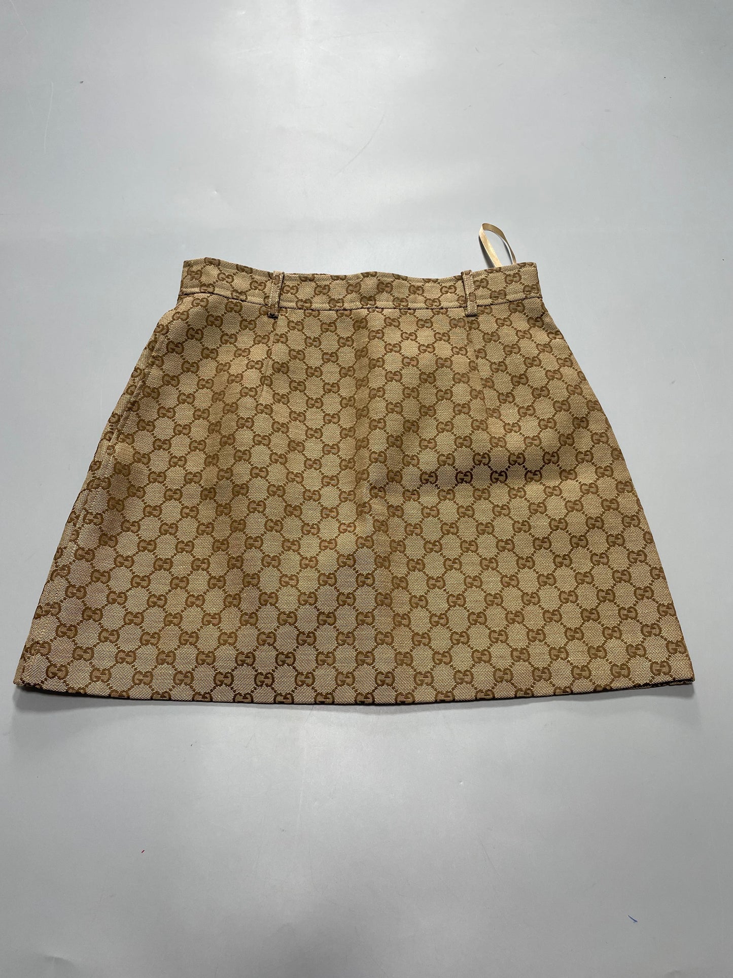 GG Cotton Canvas Jacquard Fabric Skirt
