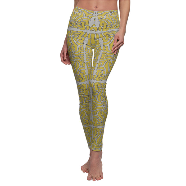 High Waisted Floral Mystic Yoga Leggings